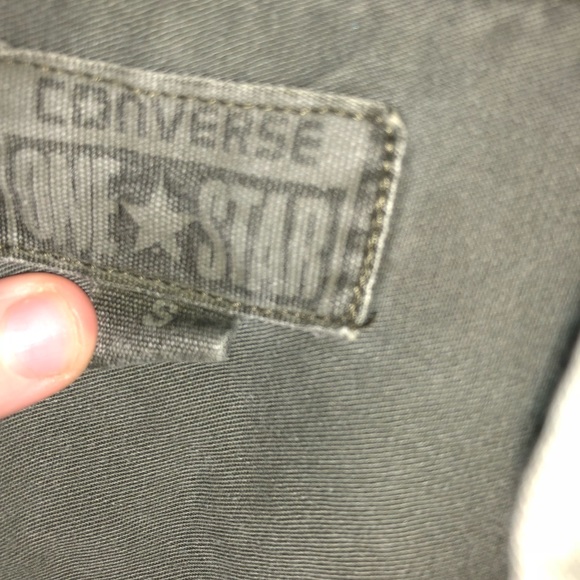 Olive button up - Picture 2 of 4